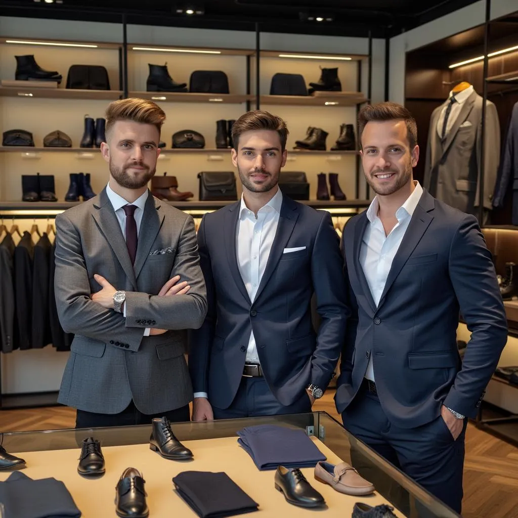 MannStyle team in showroom